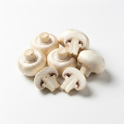 Champignon de Paris coupés...