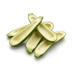 Courgette demi vidée