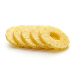 Ananas tranche pelée vidée 4mm