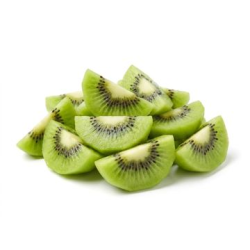 Kiwi en quartier coupé en 8