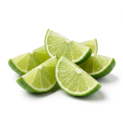 Limes en quartier avec peau