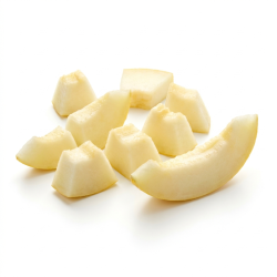 Melon Jaune pelé coupé en 2...