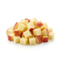 Pomme gala cube avec peau...