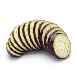 Aubergine rondelle 5mm
