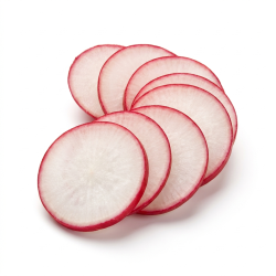 Radis rouge émincé