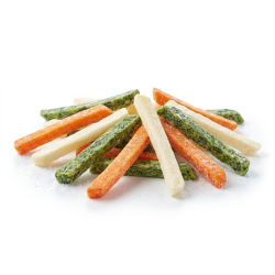 Frites de légumes tricolor...