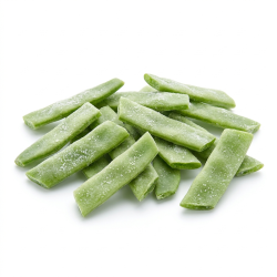 Haricots plats coupés 4cm...